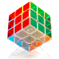 Z Cube 3x3 Disco Cube Clear Transparent → MasterCubeStore