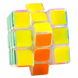 Z Cube 3x3 Disco Cube Clear Transparent → MasterCubeStore