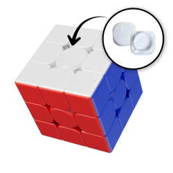 MoYu RS3M V5 Blank Center Cap – Frosted Stickerles → MasterCubeStore