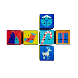 MasterCubeStore 3x3 Cube Frosty Winter Edition - C → MasterCubeStore