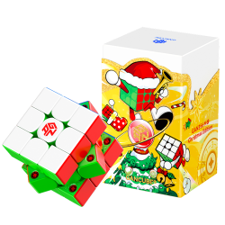 GAN356 M e 3x3 Christmas Edition Speedcube Green I → MasterCubeStore