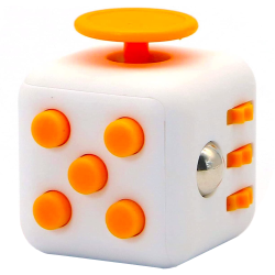 Fidget Cube White/Orange