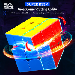 MoYu Super RS3 M MagLev Ball-Core 3x3 Stickerless → MasterCubeStore