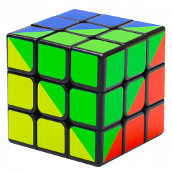 Z Cube Rainbow 3x3 Black