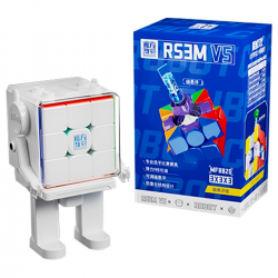 MoYu RS3M V5 3x3 MagLev Stickerless + Robot Cube Stand 