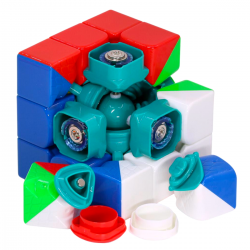 MoYu RS3M V5 3x3 Ball-Core UV Coated Stickerless + Robot Cube Stand